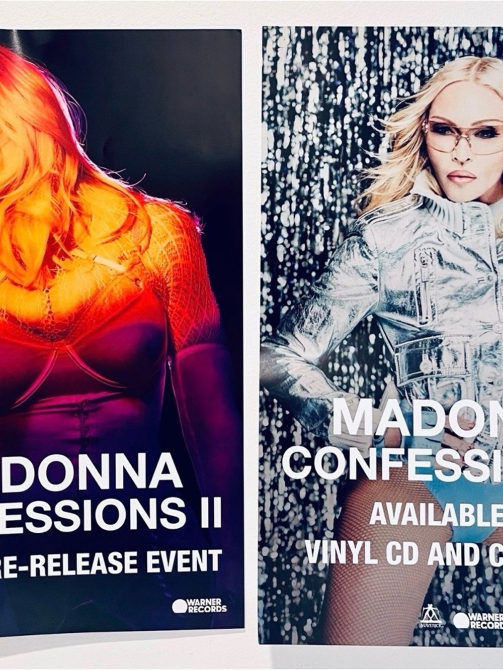 Madonna Confessions II ALBUM LAUNCH 11x17
Promo Posters Set Mint Condition !!